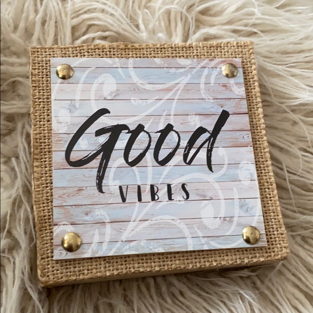 “Good Vibes” home decor art